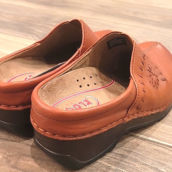 KLOGS USA Brown Leather Comfort Career Mule/Clog - Picture 2 of 6